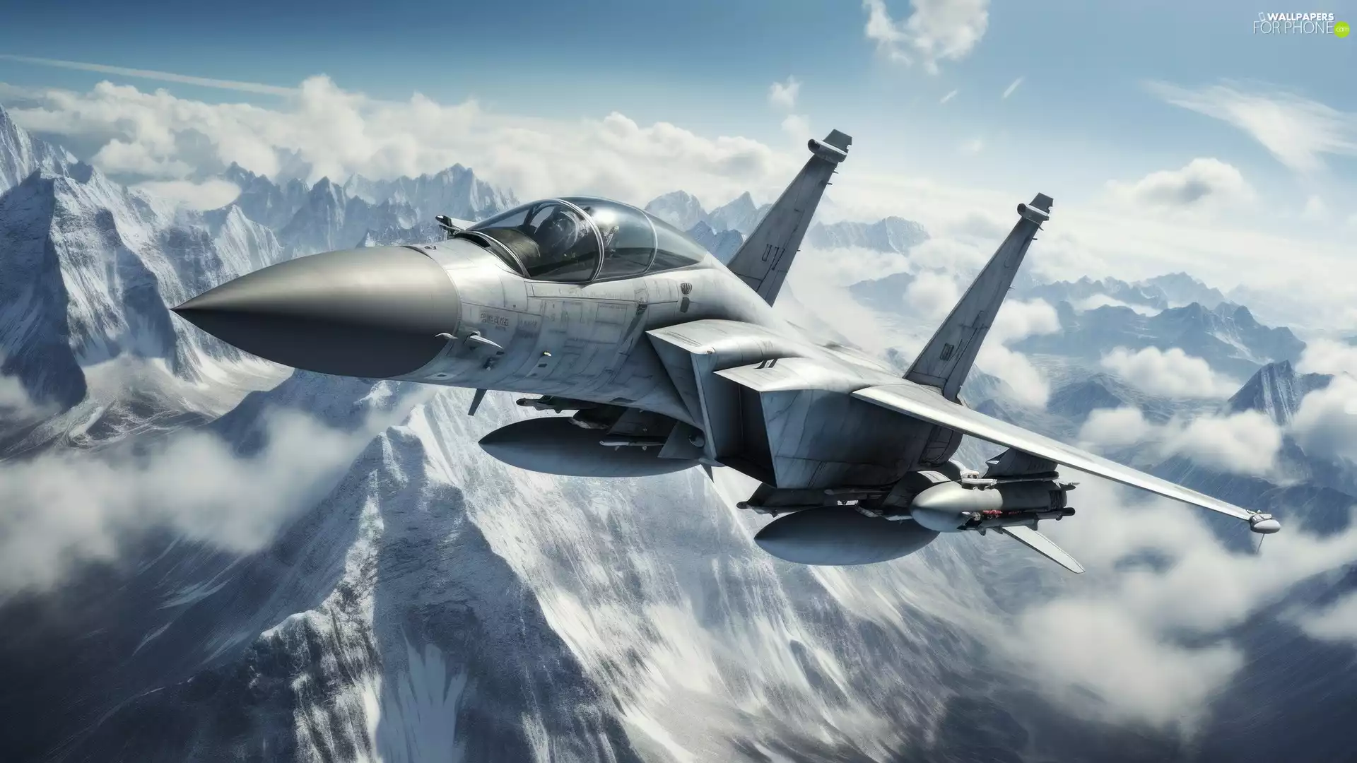 Mountains, Al, Military truck, Snowy, plane