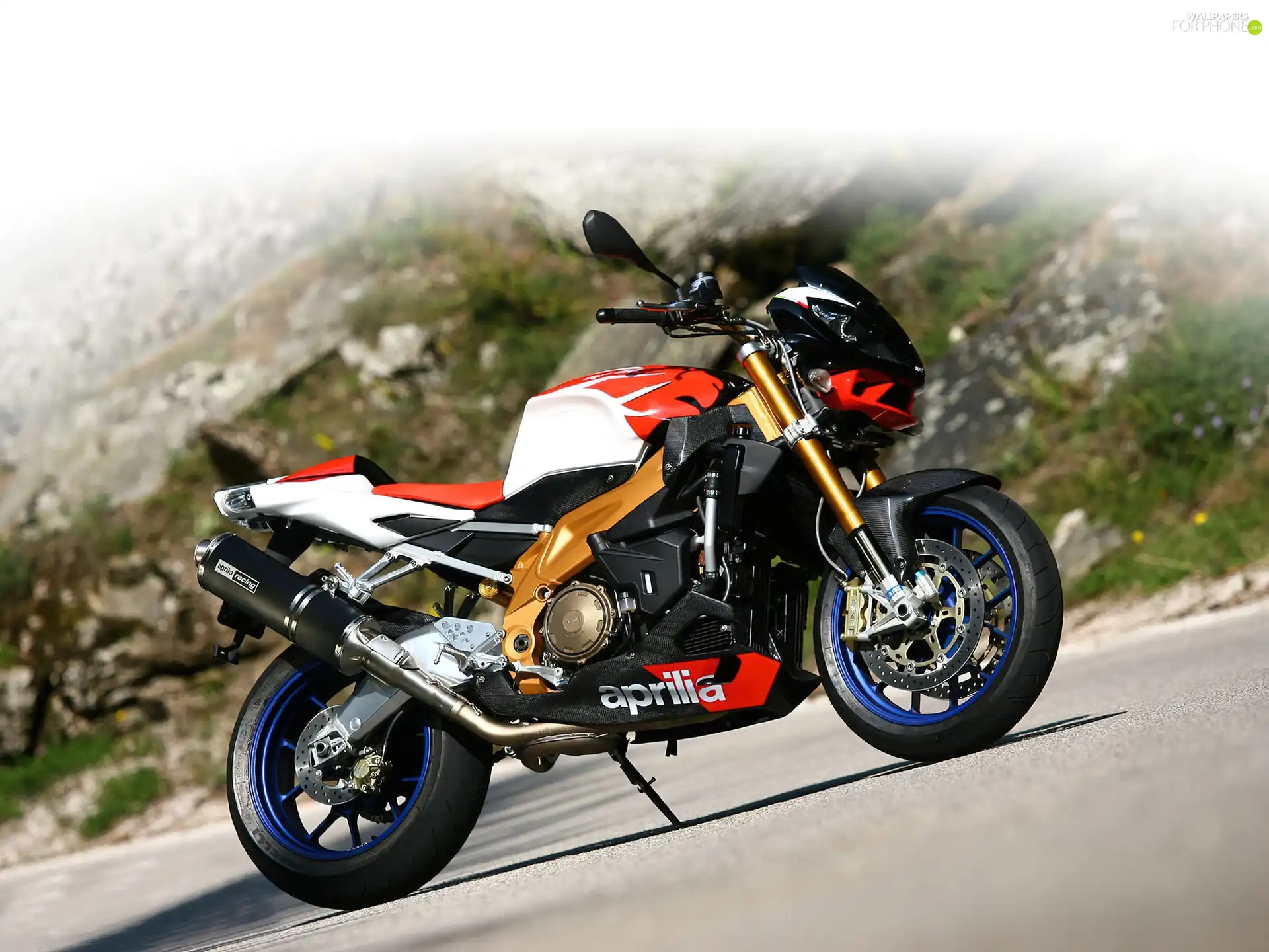 Exhaust, Aprilia Tuono 1000R, tube