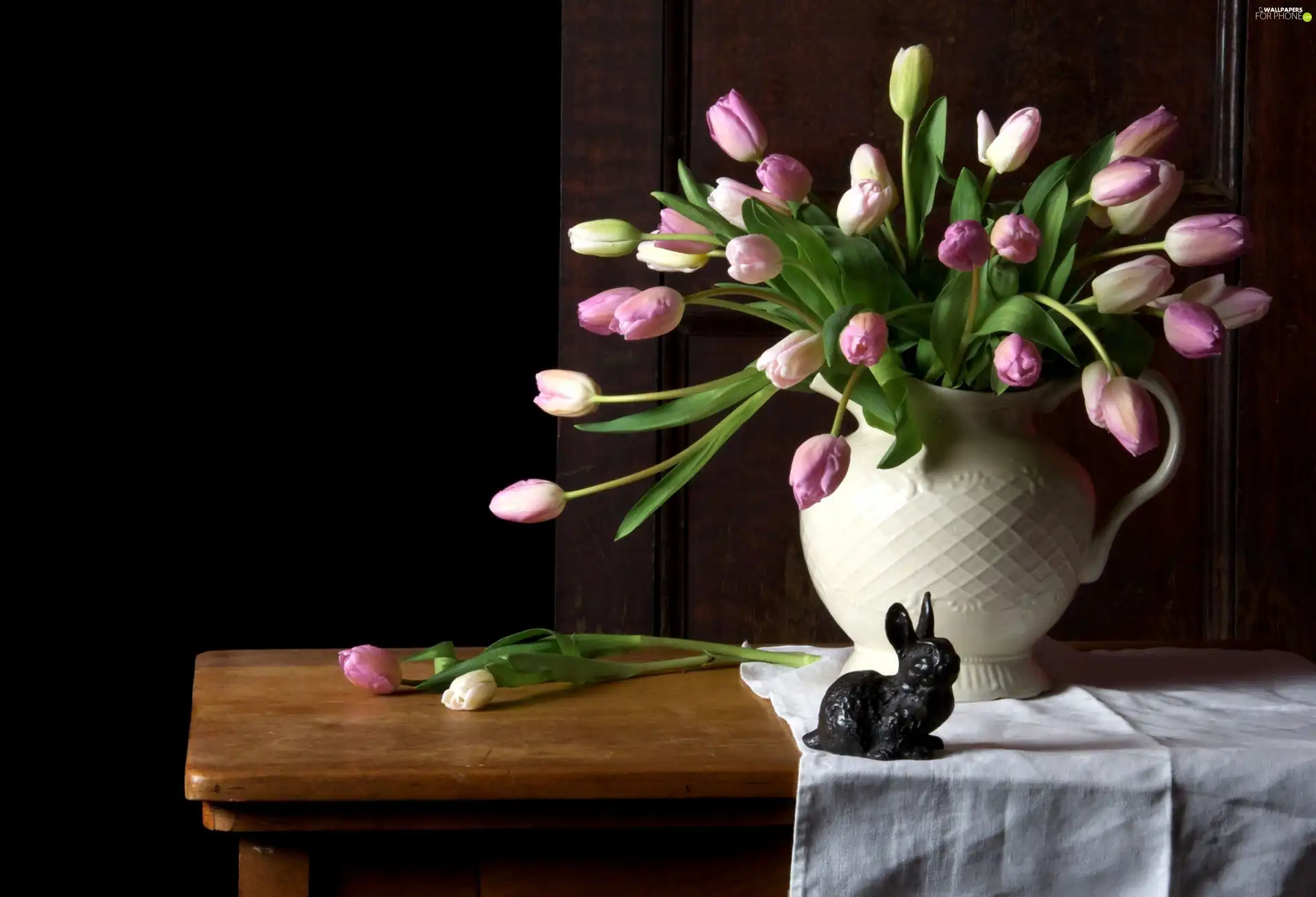Tulips, Table, Vase