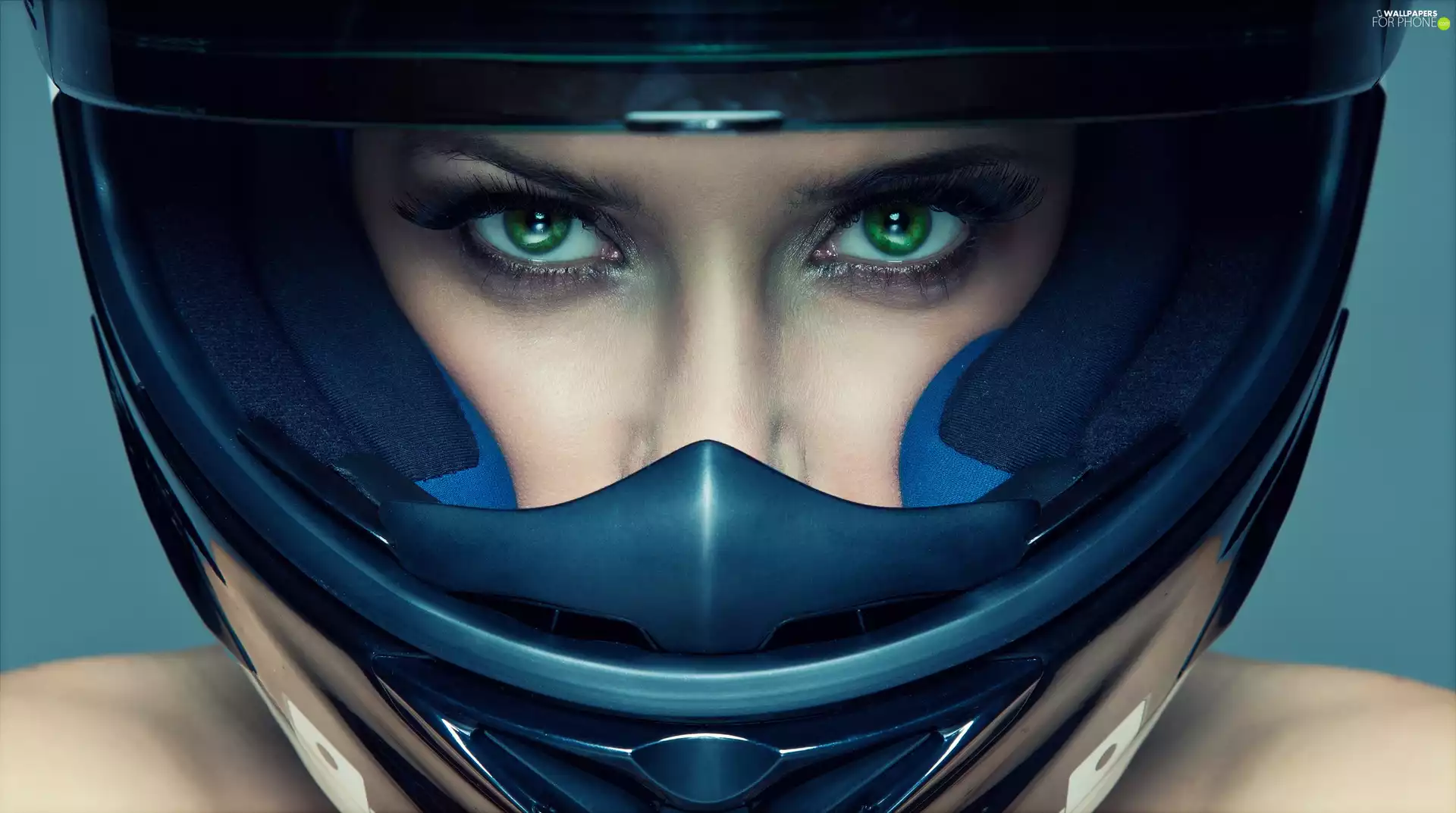 helmet, Women, make-up