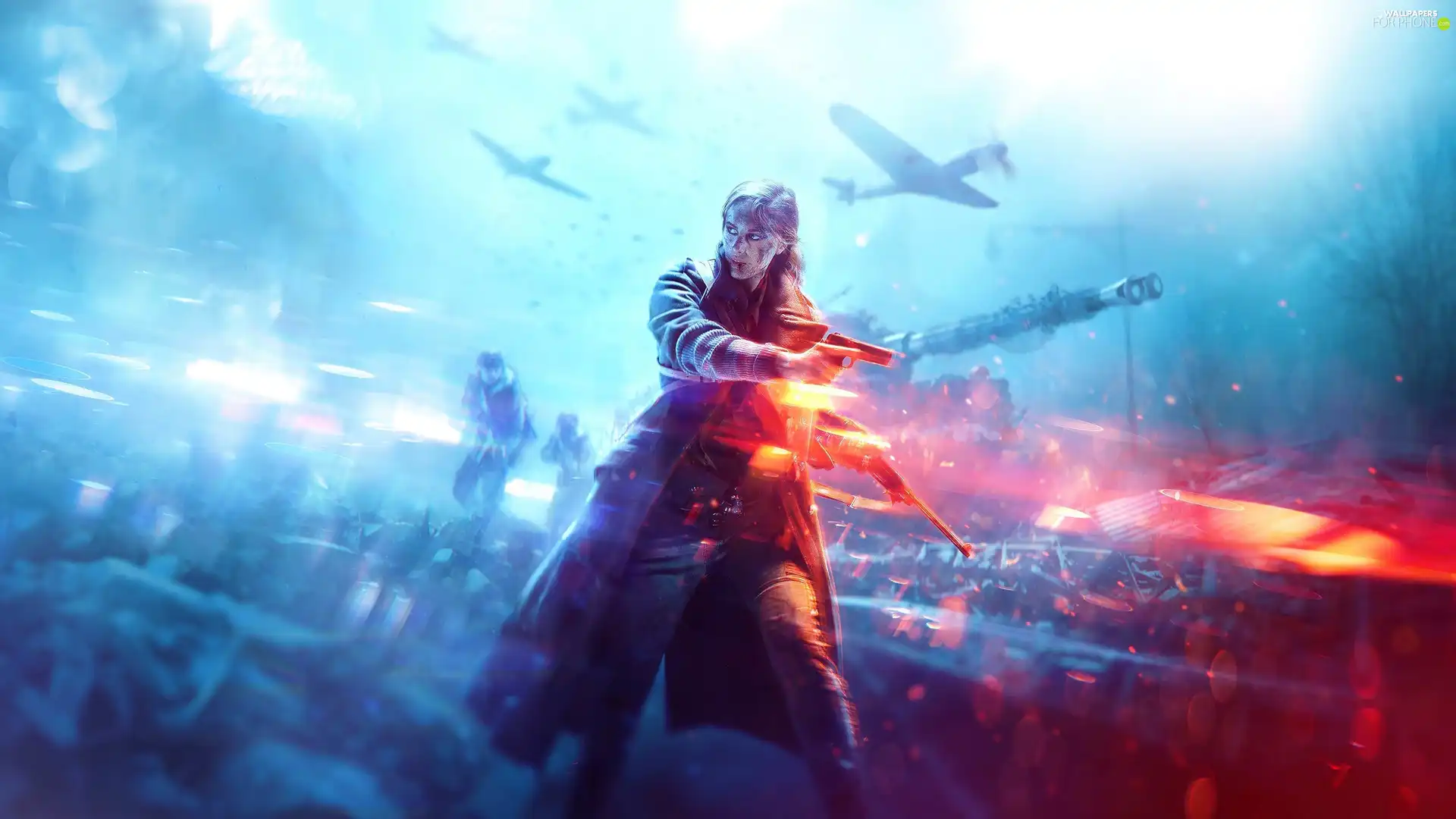 Battlefield V, Weapons, Fight, Women