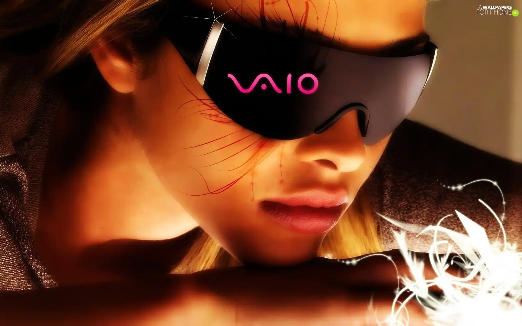 Women, Glasses VAIO