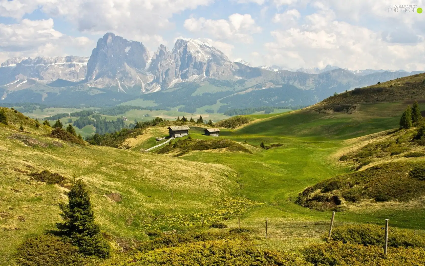 Valley, Mountains, Alps