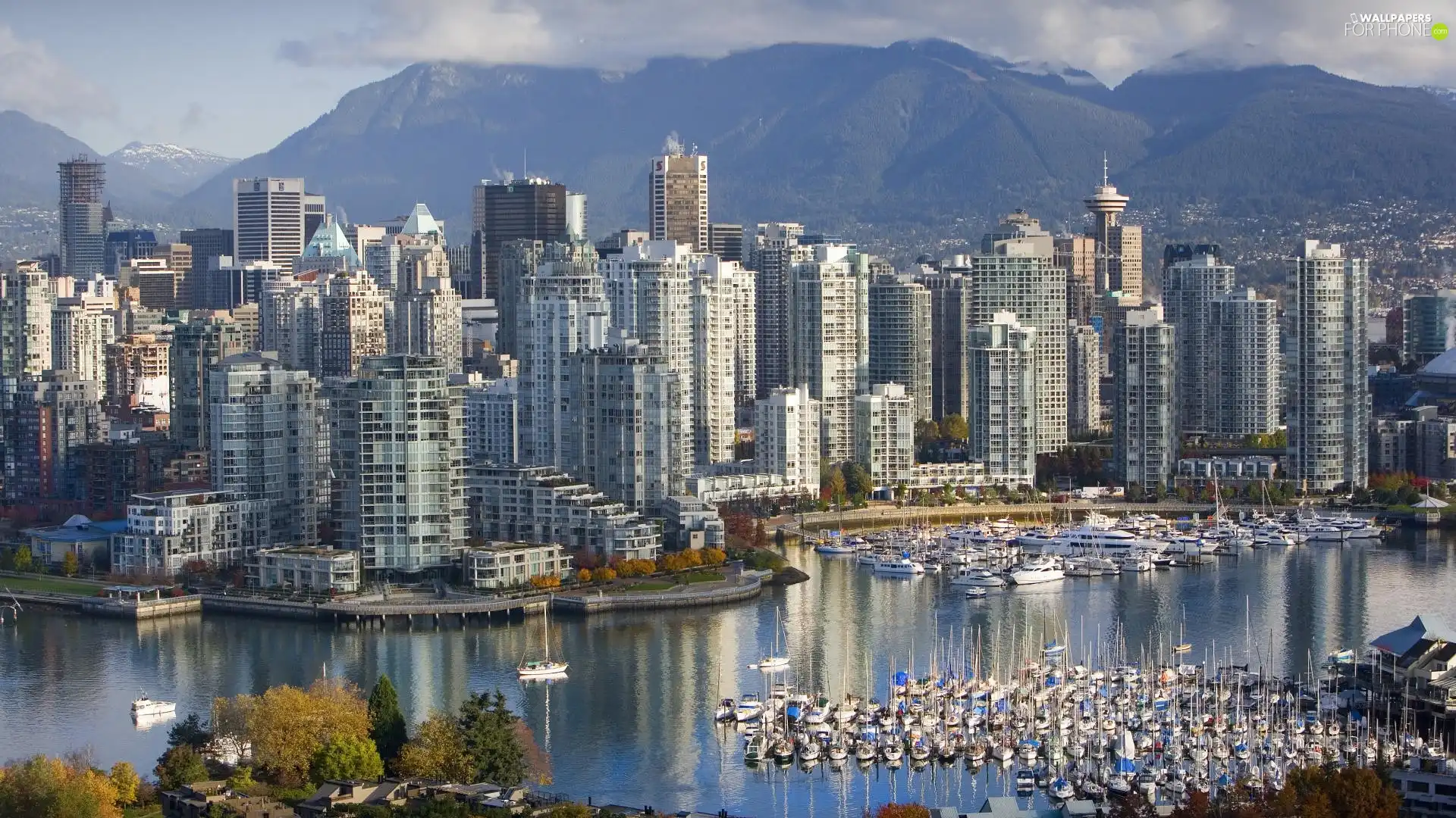 Vancouver, panorama, town