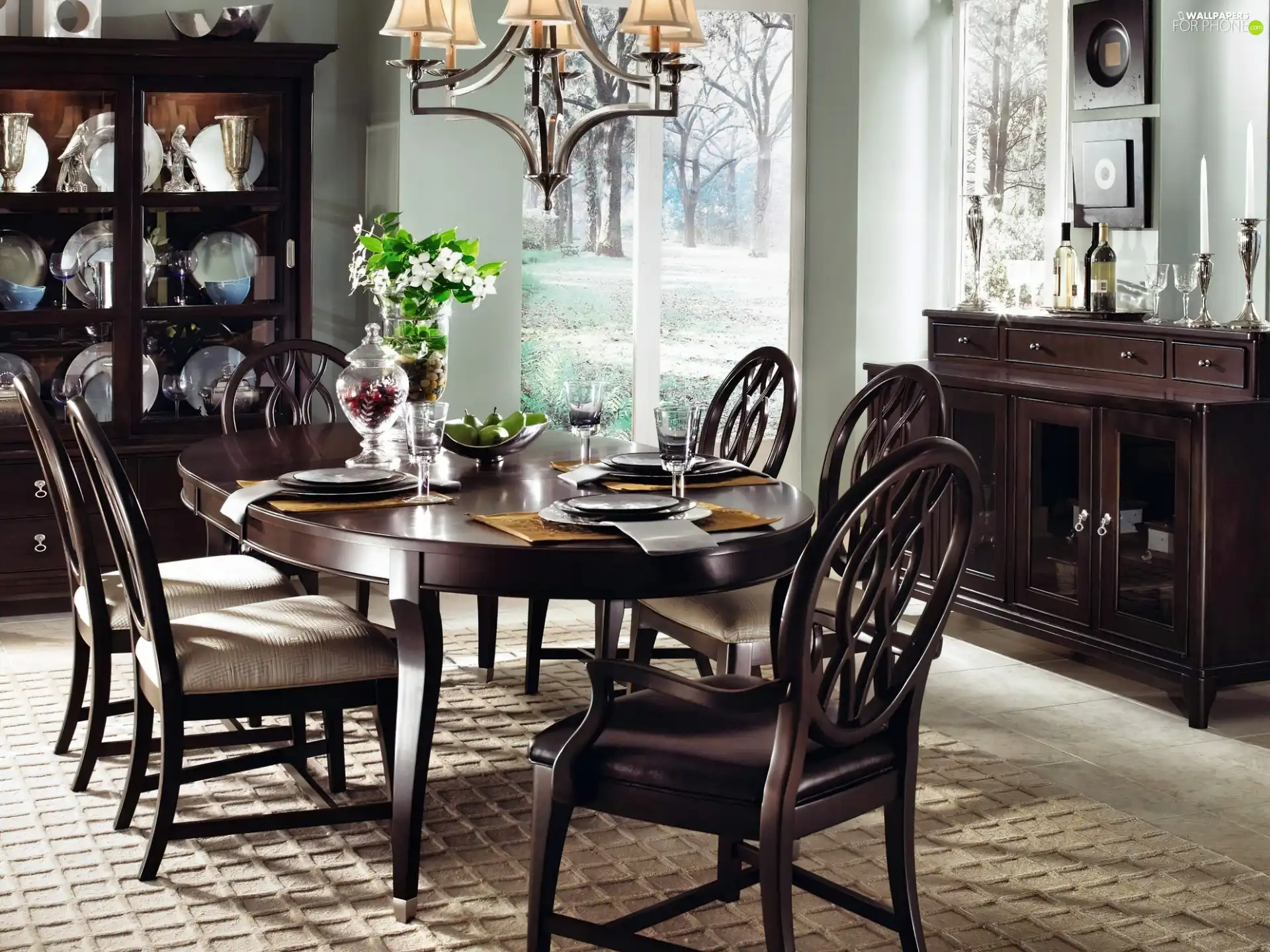 Beauty, Window, View, dining room