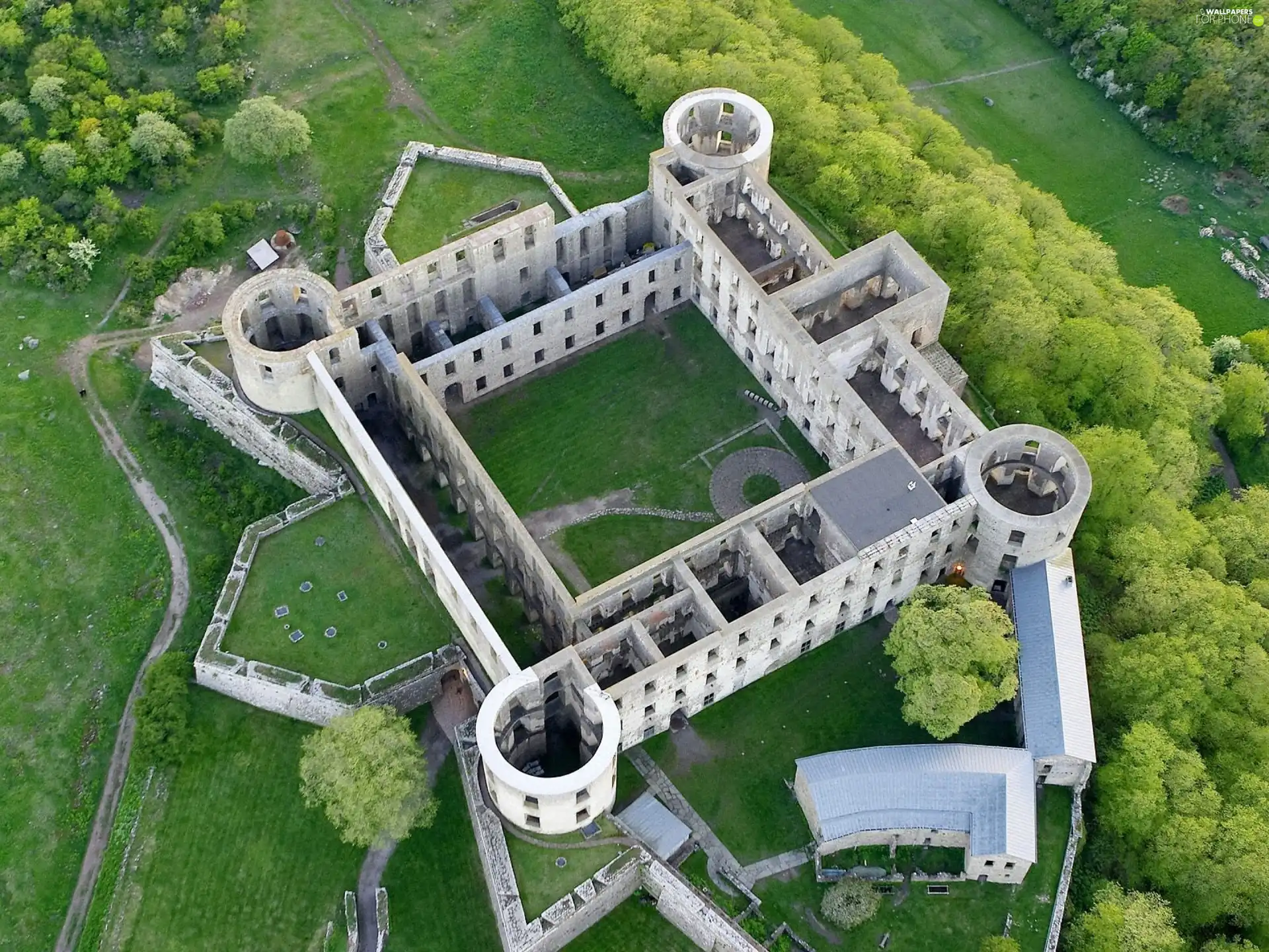 Castle, trees, viewes, towers