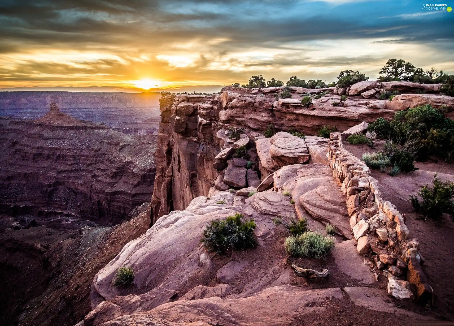 Great Sunsets, trees, viewes, canyon