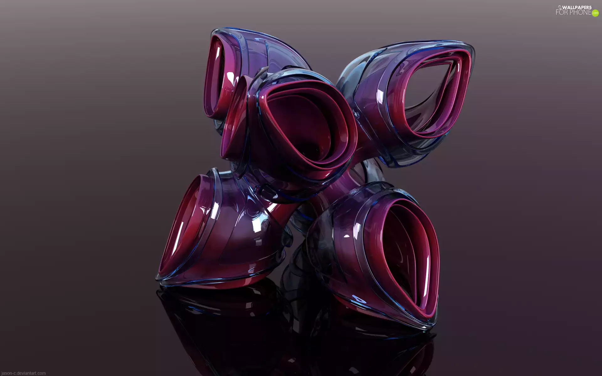 abstraction, 3D Graphics, Violet