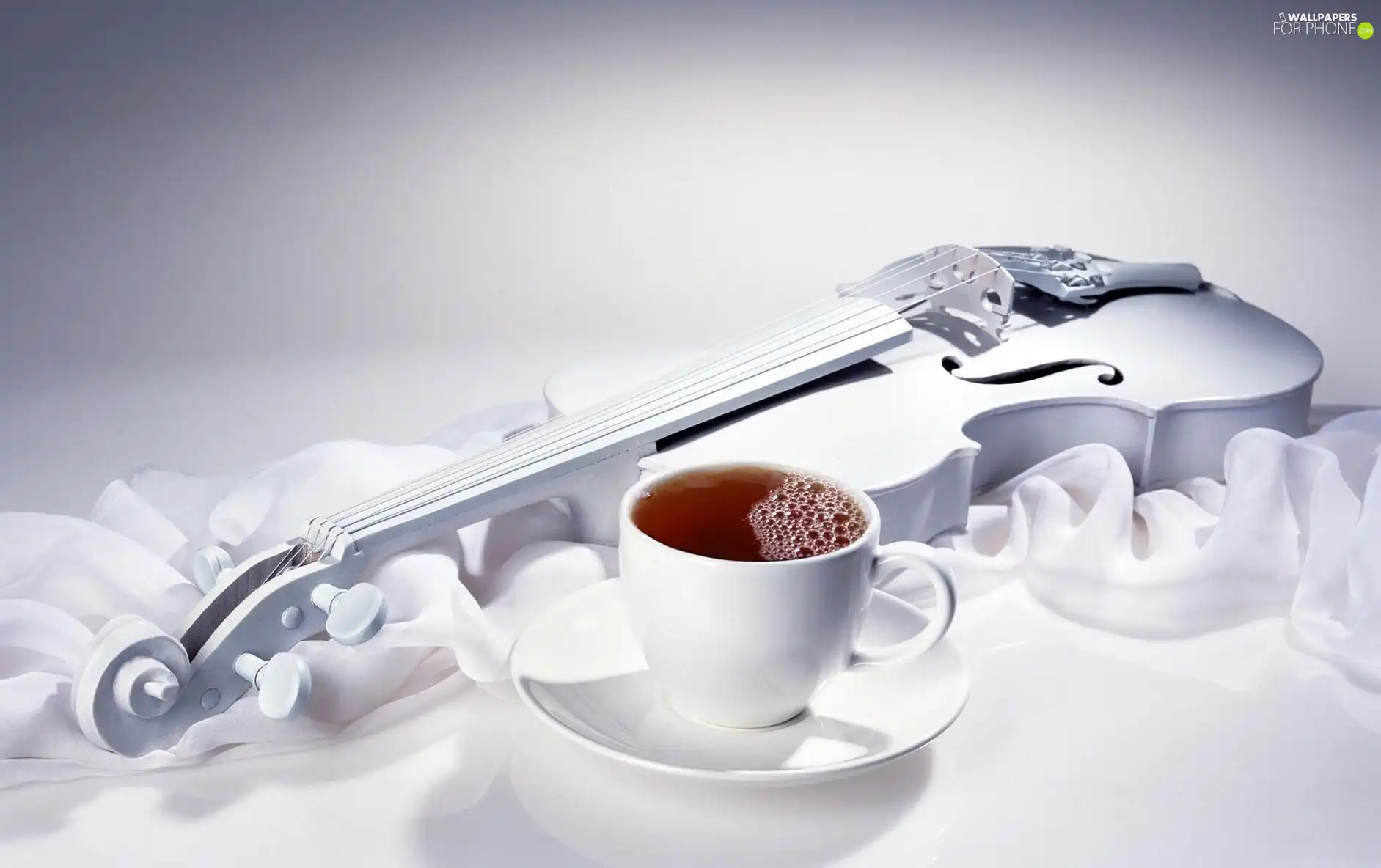 tea, violin