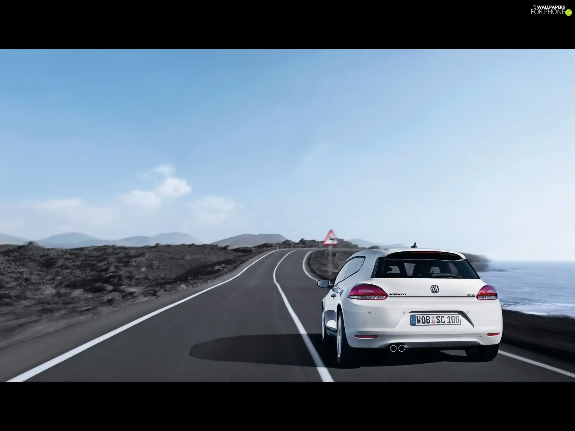 commercial, Back, VW Scirocco