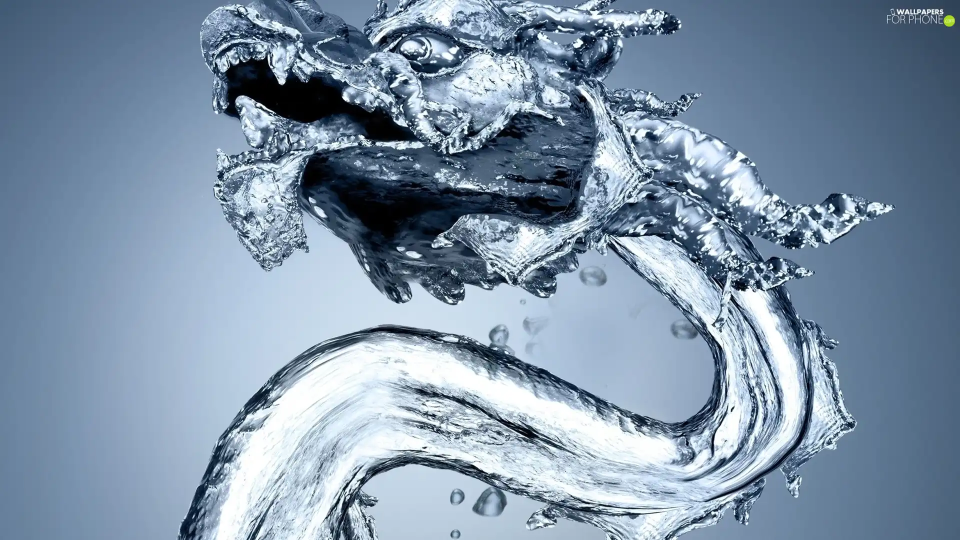 water, Dragon, 3D