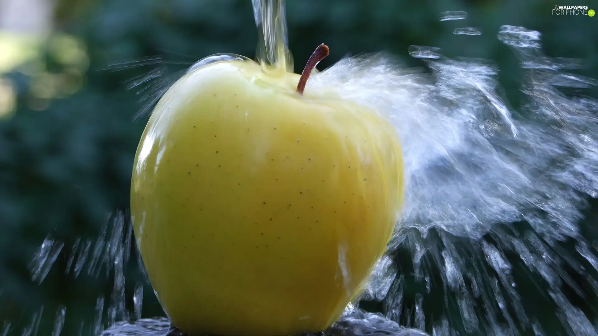 water, Yellow, Apple