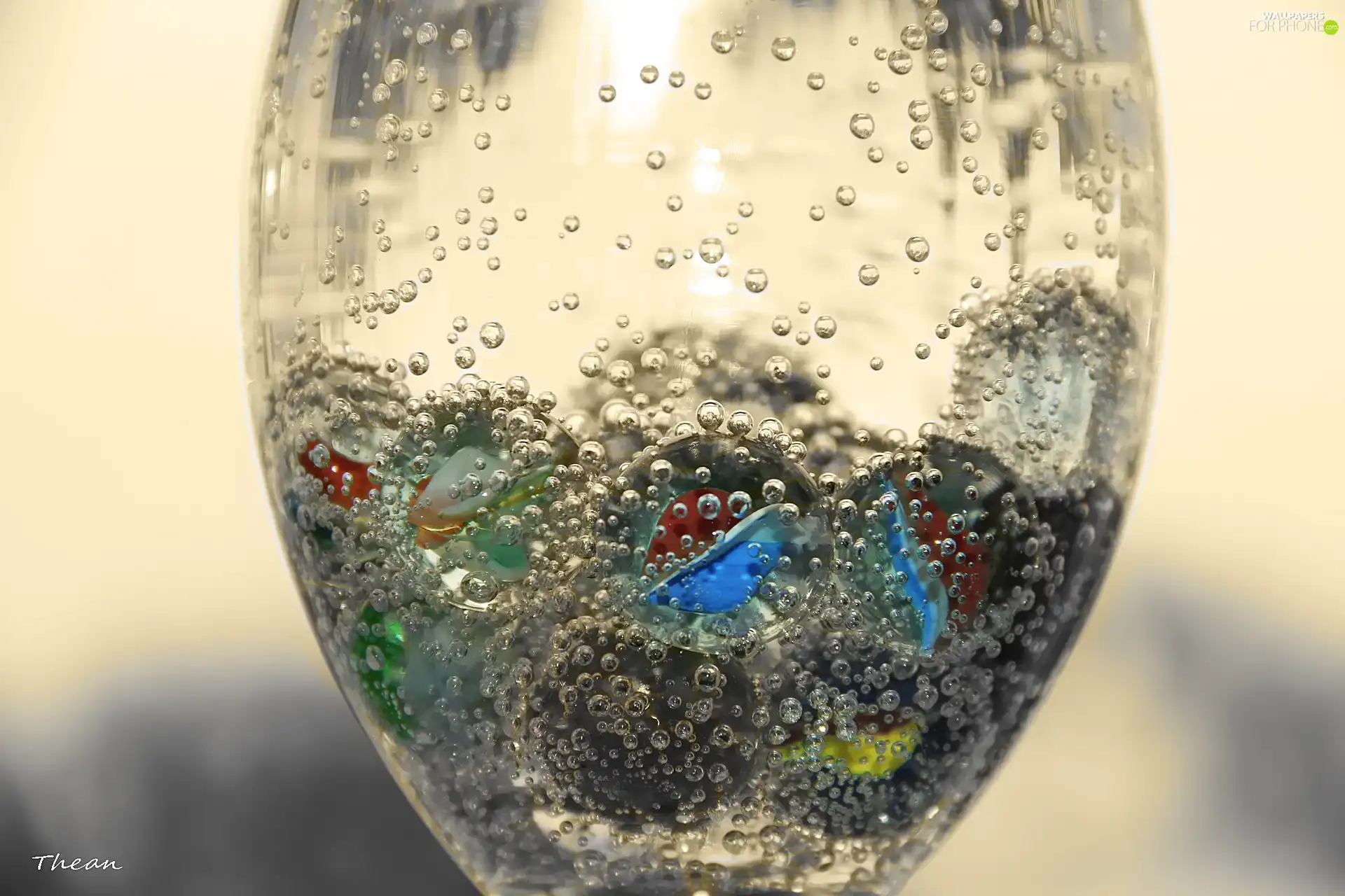 water, bubbles, Danish, glass, Orbs