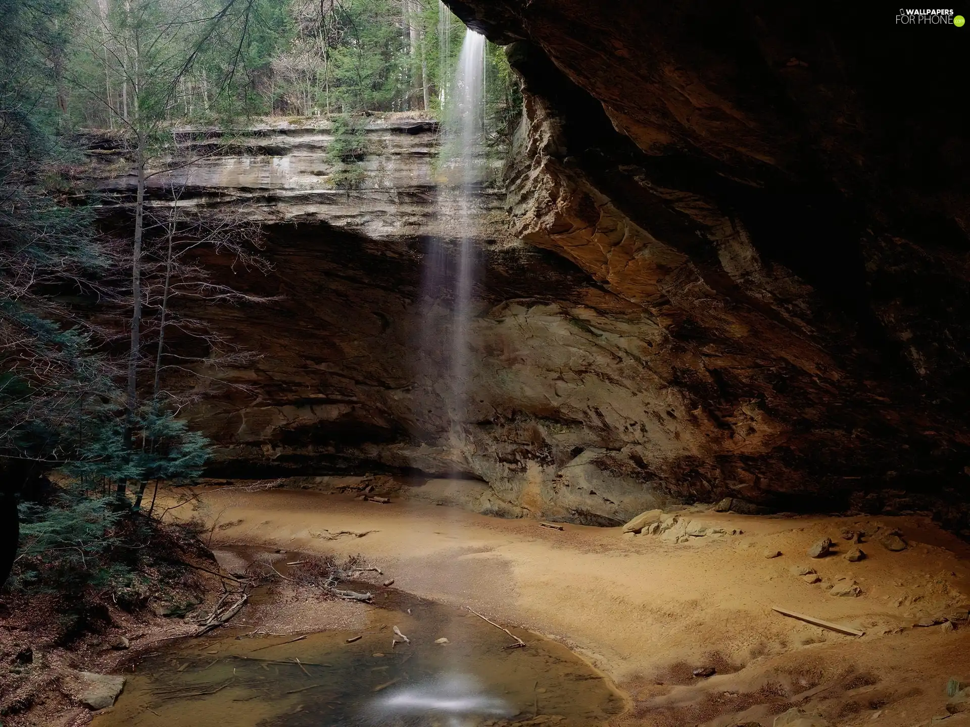 cave, water