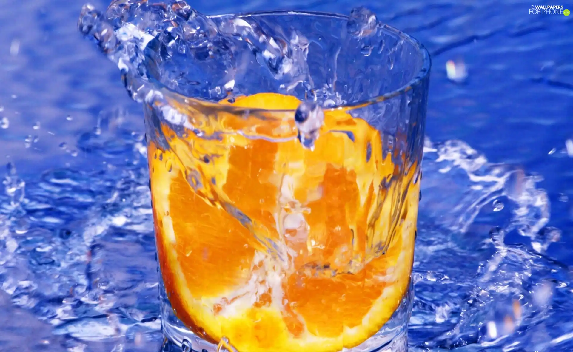 particle, cup, water, orange
