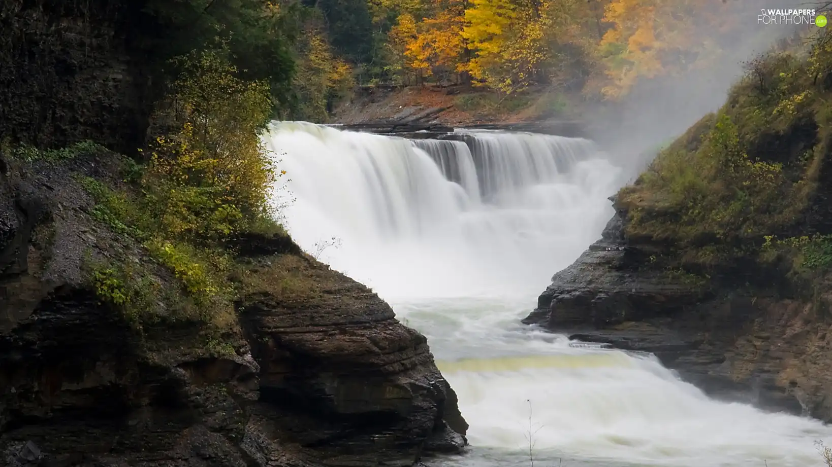 River, waterfall