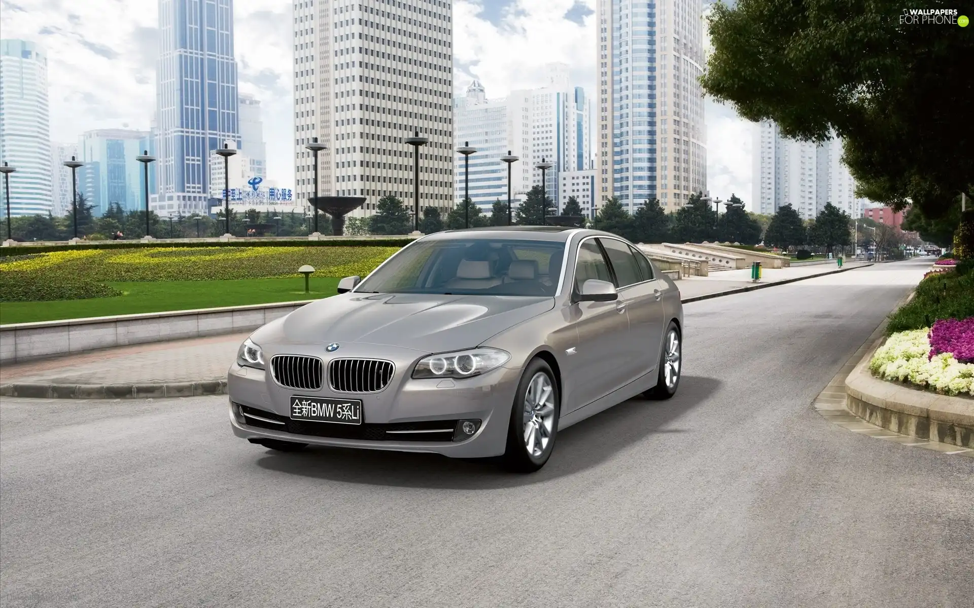 BMW 5 Series, Way, buildings, The F-10