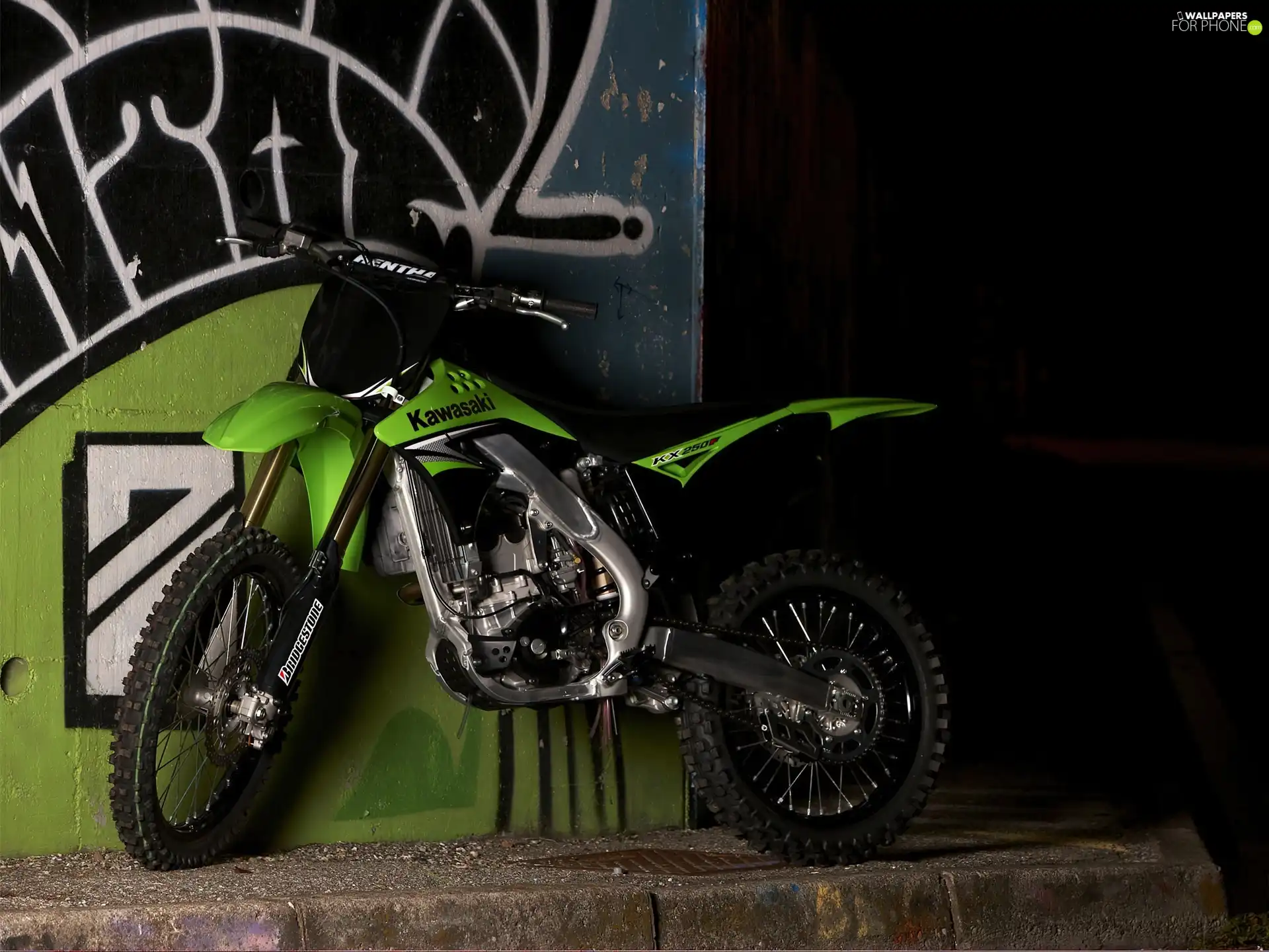 frame, Kawasaki KX250F, Welded