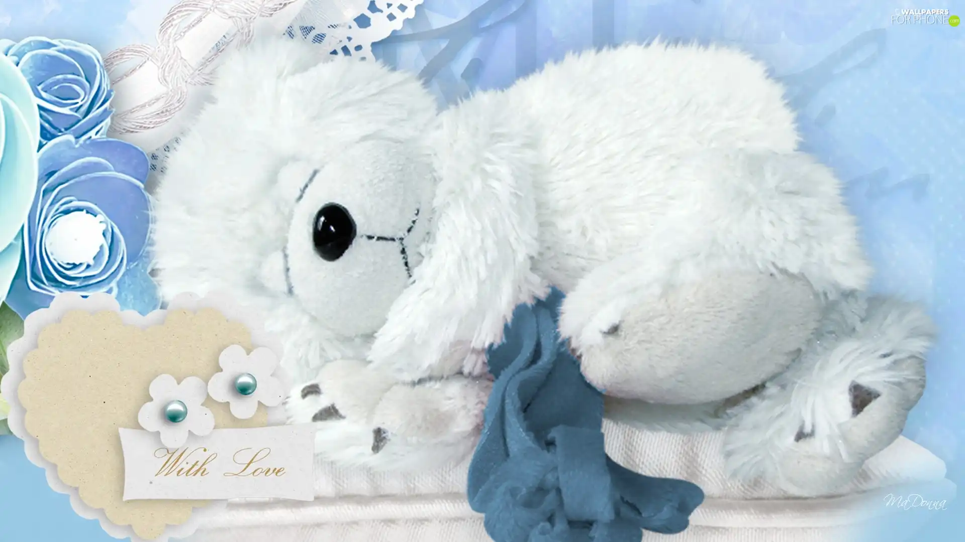 teddy bear, sleepy, White