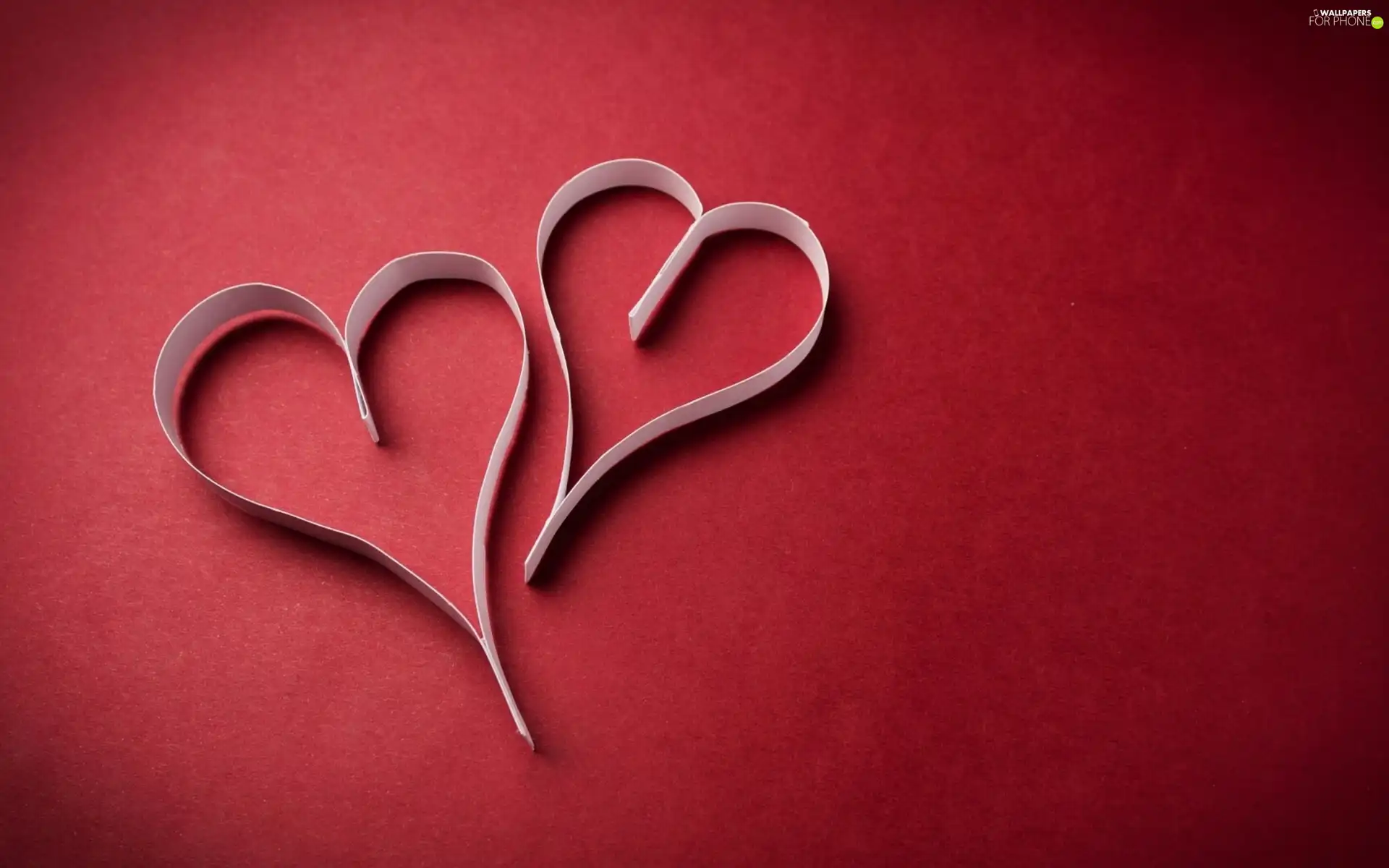 hearts, Two cars, White