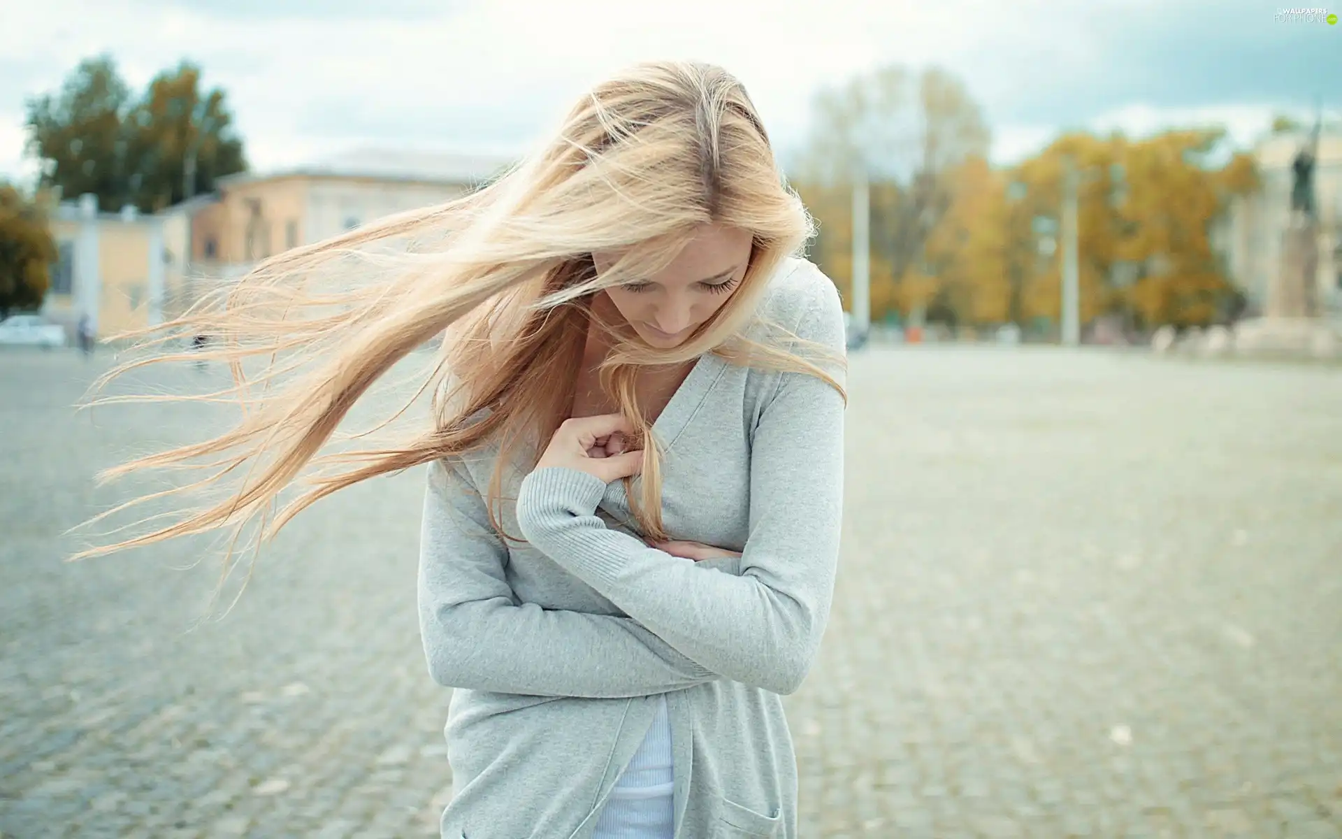 Wind, Women, Blonde