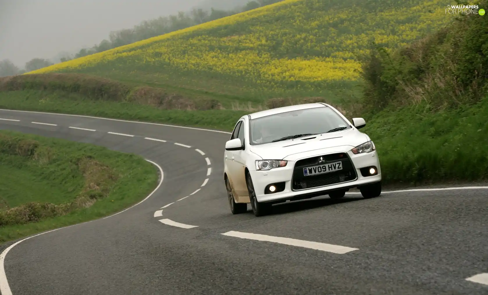 Way, Mitsubishi Lancer, winding