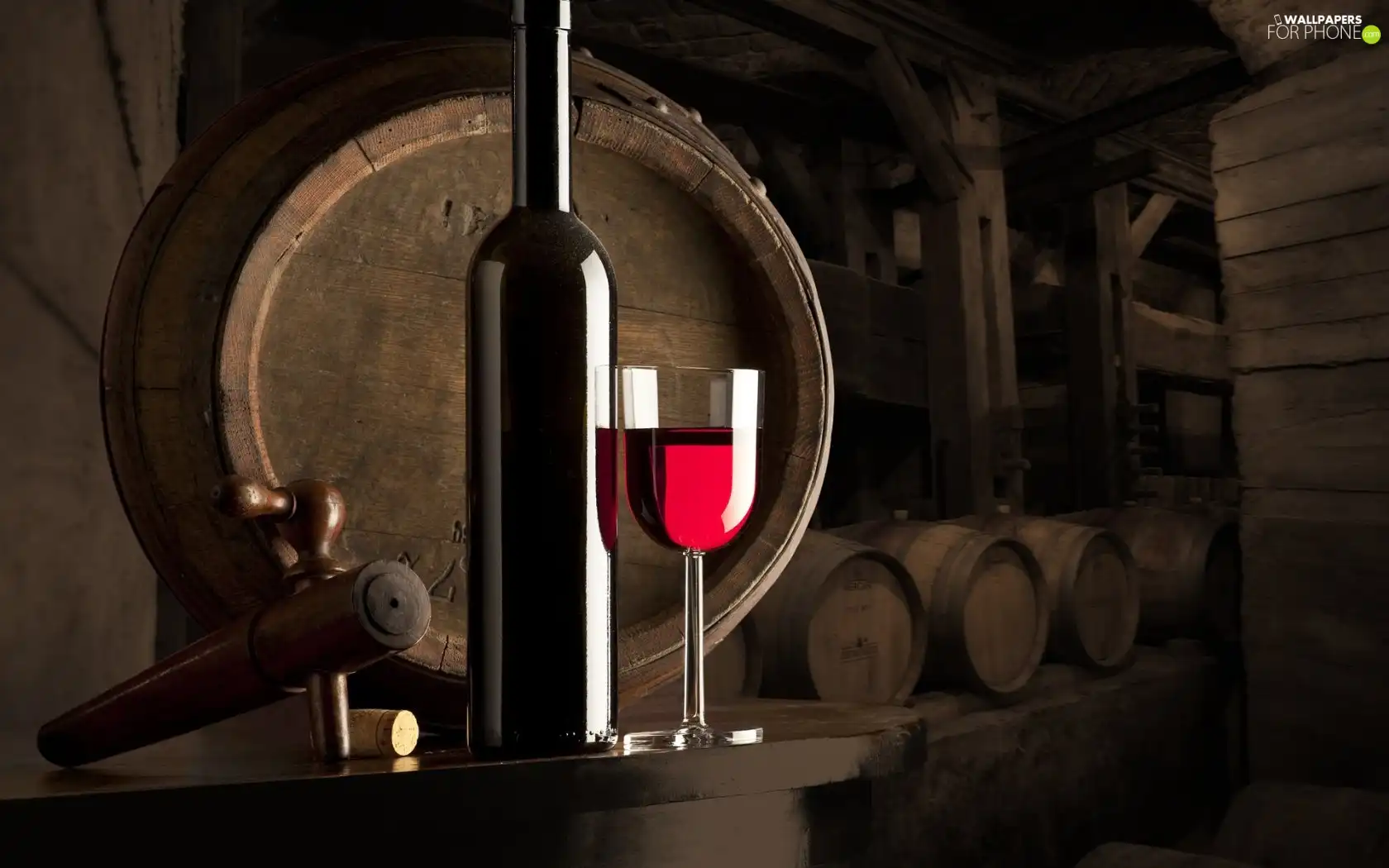 wine glass, Tap, barrel, Bottle, Wine