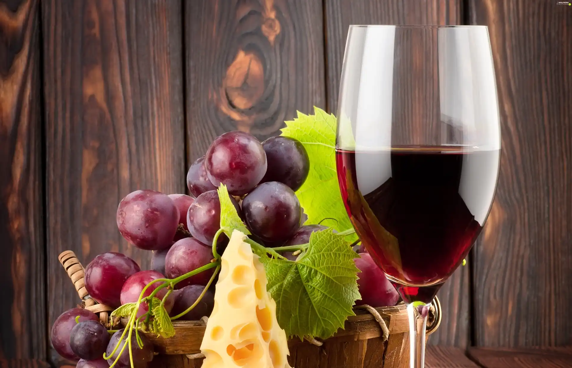 Wines, Grapes, wine glass