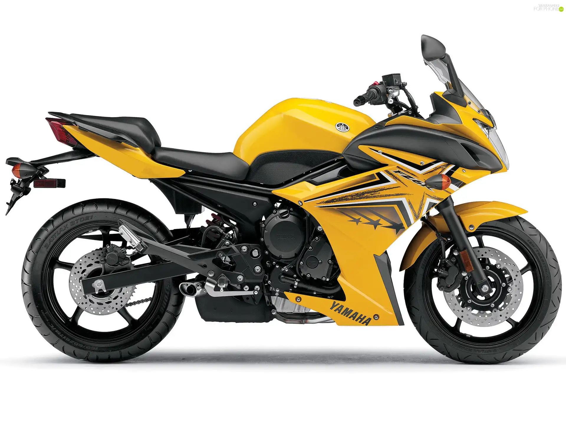 FZ6R, Yellow Honda, Yamaha