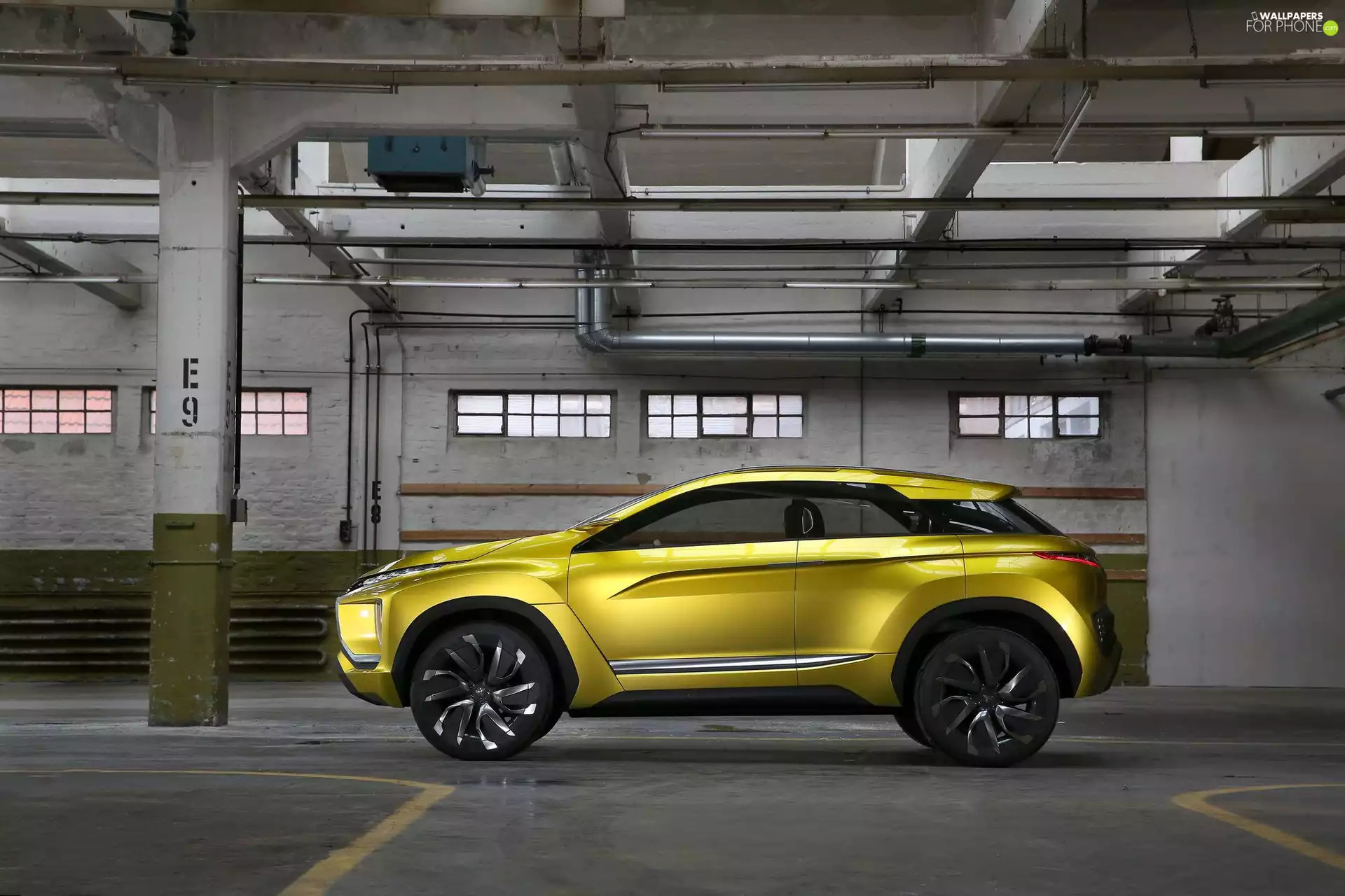 2015, Yellow, Mitsubishi eX Concept