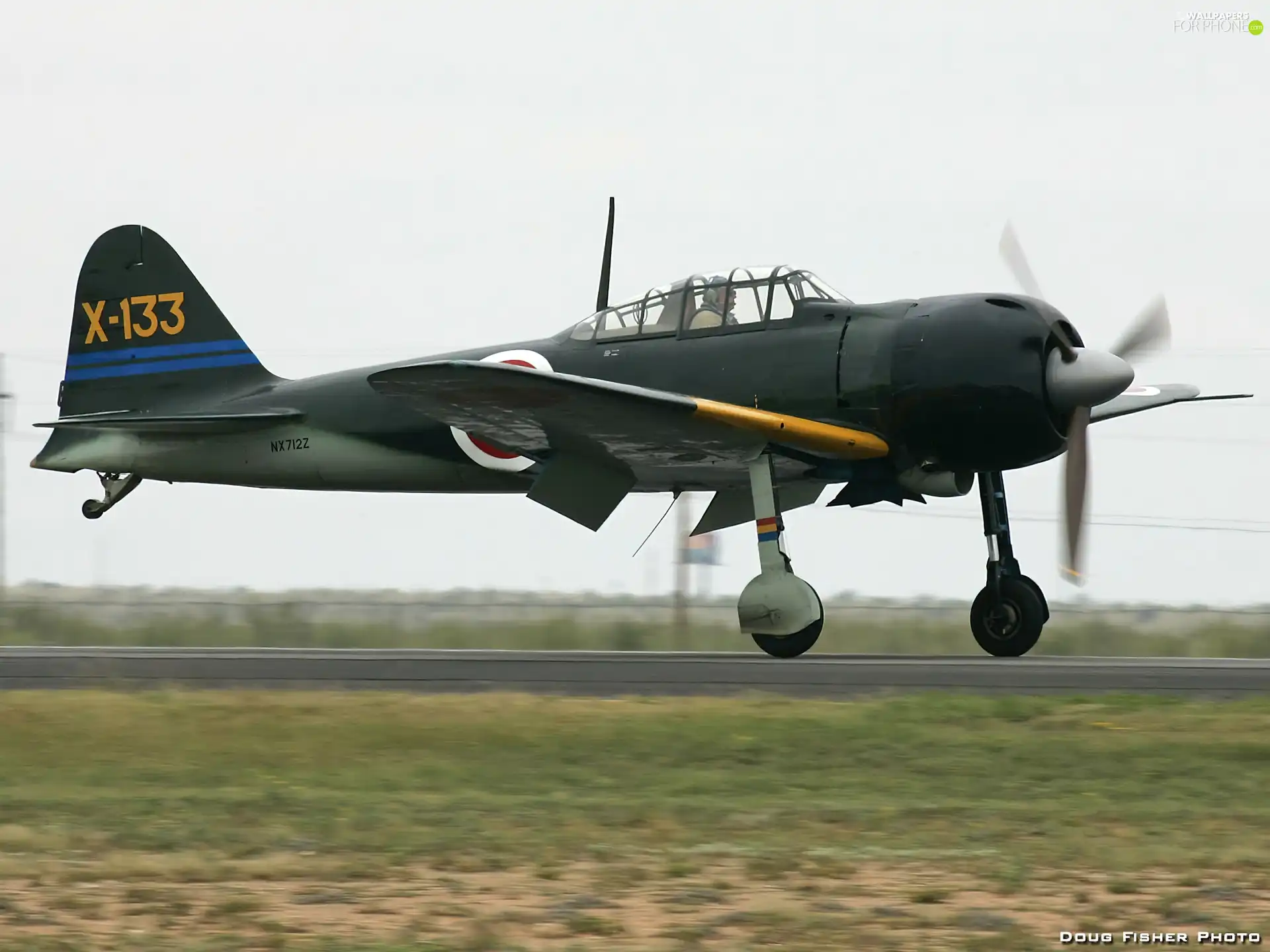 zero, landing, A6M5, Zeke, Mitsubishi